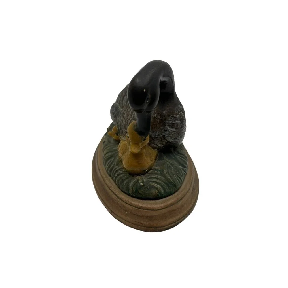 Unbranded Canada Goose Figurine Small‎ Brown Good Vintage Rustic Bird Decor